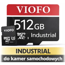 VIOFO microSDHC 512GB Industrial V30 karta pamięci do kamer samochodowych
